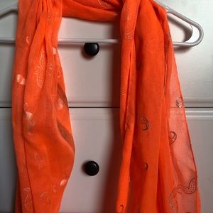 Orange scarf